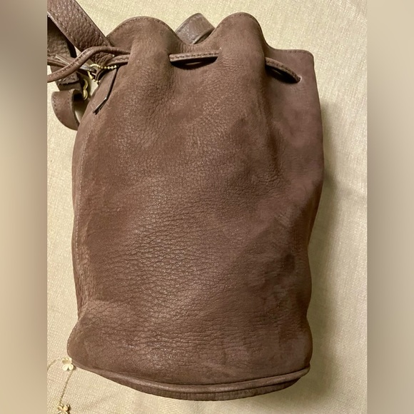 Pristine Brown Suede Coach Vintage Bucket Bag - Picture 3 of 9